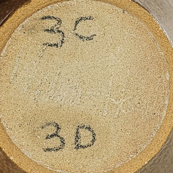 Vintage Wishon Harrell Stoneware Art Pottery Vase Signed Mid Century *Chipped* - Picture 7 of 9